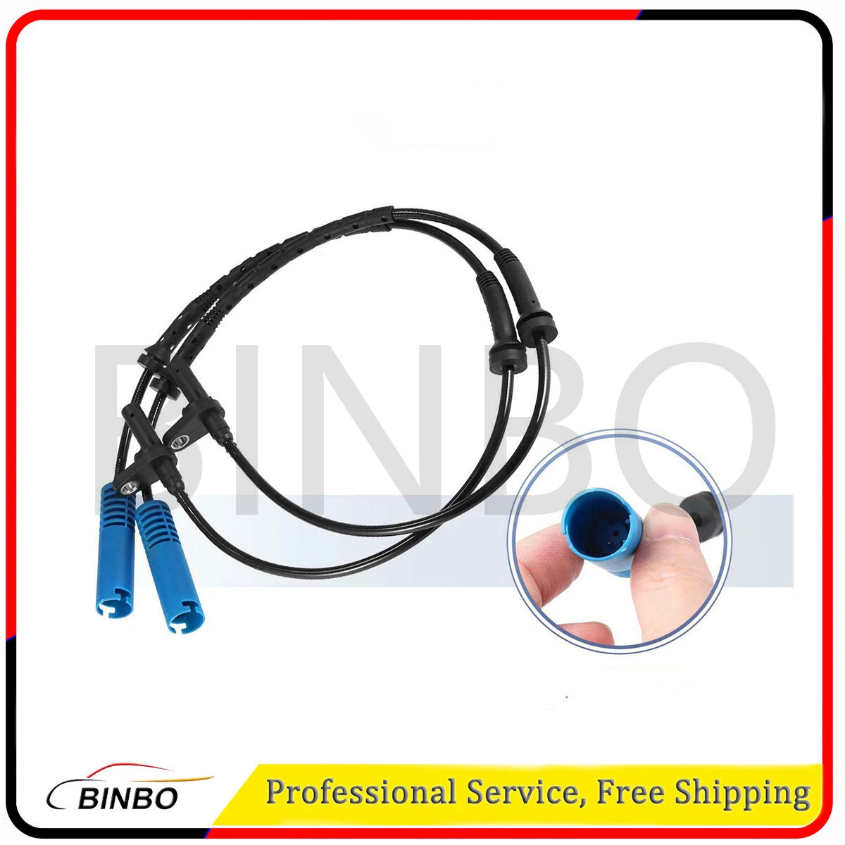 2PCS Front L/R ABS Wheel Speed Sensor 34526764858 For BMW 3 Series E92 E90 323i 07FC0E-D4 - KOEEK