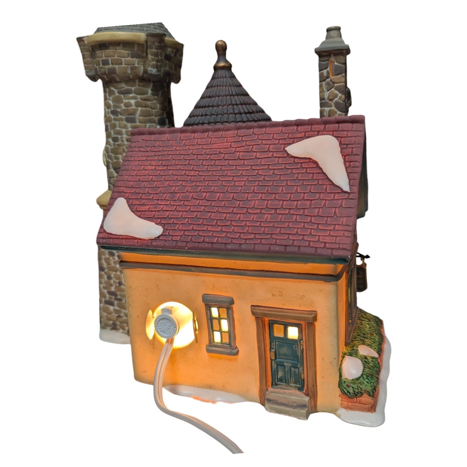 2 Heartland Valley Village Porcelain Lighted Red Lion Inn Department Christmas HEARTLAND - KOEEK