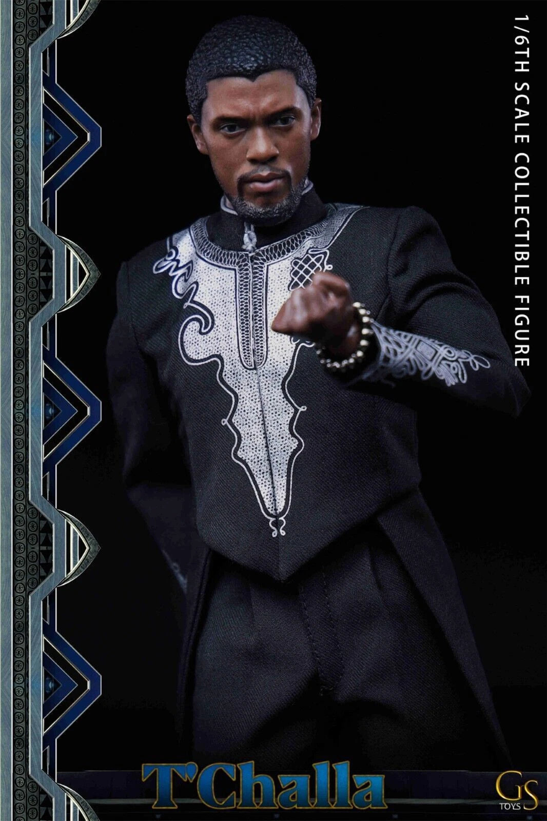 1/6 T'Challa Black Panther Wakanda King Action Figure 12inches Box Suit Doll 07FC0E-D4 - KOEEK