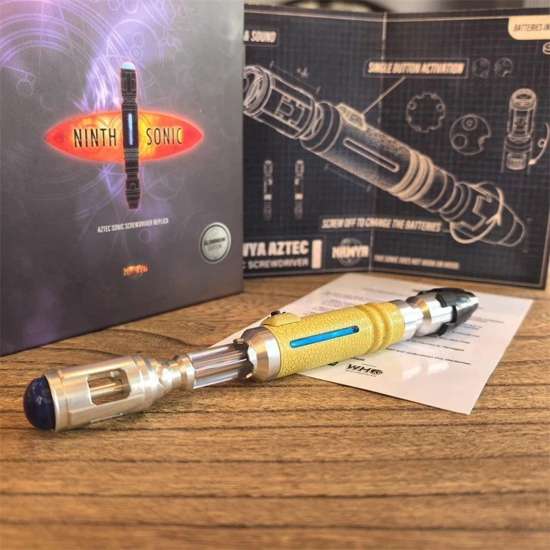 In US! 9th NAWYA Doctor Who Metal Sonic Screwdriver Replica LED Light Prop Gift 07FC0E-D4 - KOEEK