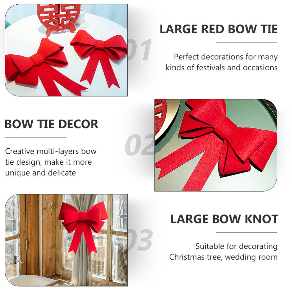 new present wrapping bows Large Red Outdoor Tree Bows Red Bow Tree Topper Big Red koeek - KOEEK