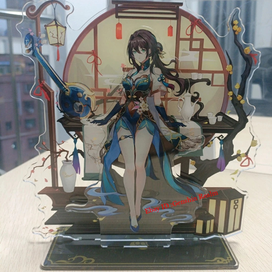 Anime Honkai: Star Rail Ruan Mei Acrylic Desktop Stand Figure Collection Decor 07FC0E-D4 - KOEEK