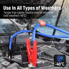 new TOPDC Jumper Cables,1 Gauge 30 Feet 800A 1 Guage-30 FT (Quick-Connect) TOPDC - KOEEK