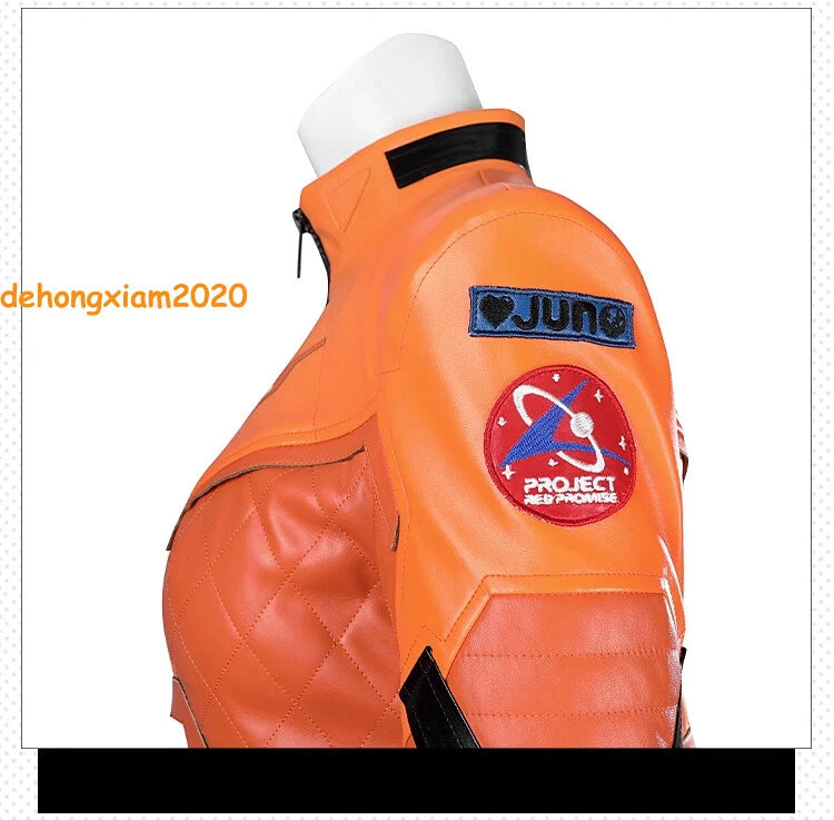 OVERWATCH2 Juno Jumpsuit Suit Halloween Cosplay Bodysuit Tights Women's Jacket 07FC0E-D4 - KOEEK