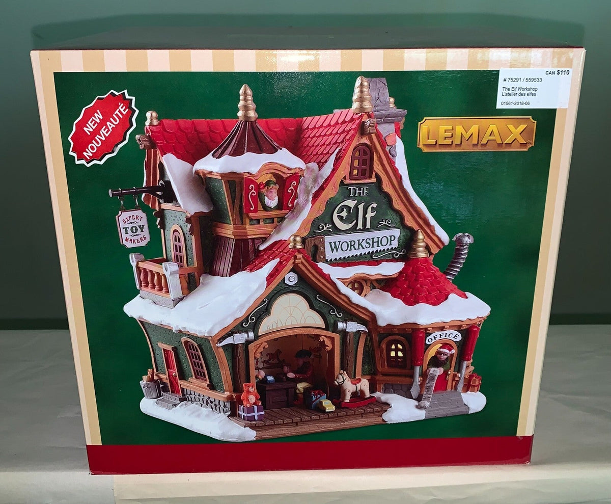 2017 Lemax The Elf Workshop  Christmas Village #75291 Lighted Building LEMAX - KOEEK