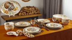 Ceramic Salad Plates, 8.75-Inch, Set of 4, Microwave and Dishwasher Safe 07FC0E-D4 - KOEEK