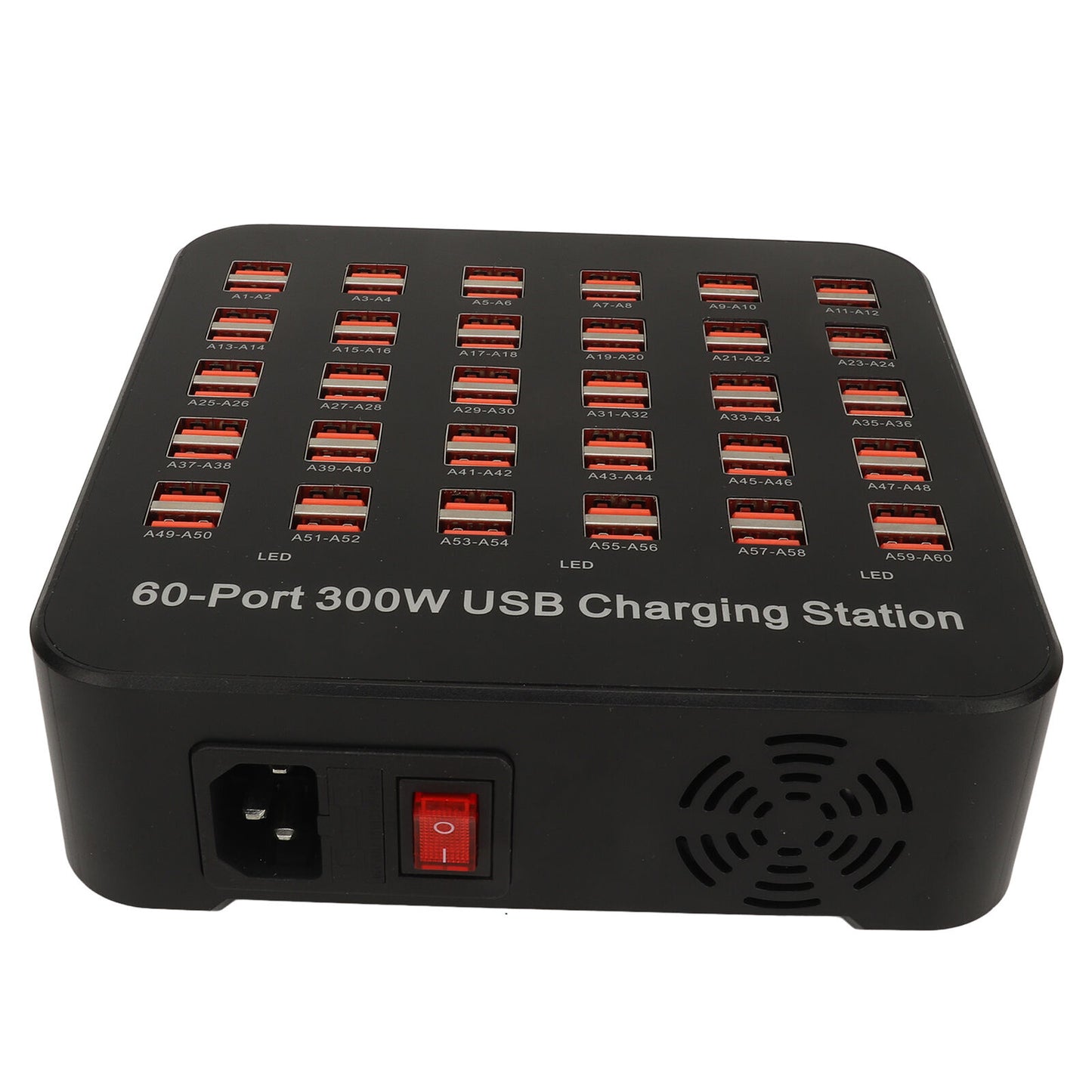 new 60 Ports 300W USB Charger Station Multiport USB Charging Station Dock With Over koeek - KOEEK