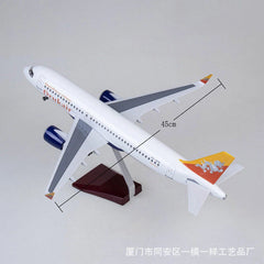 1/80 Bhutan Airlines A320neo passenger Plane B747 47cm Airplane Display Toy 07FC0E-D4 - KOEEK