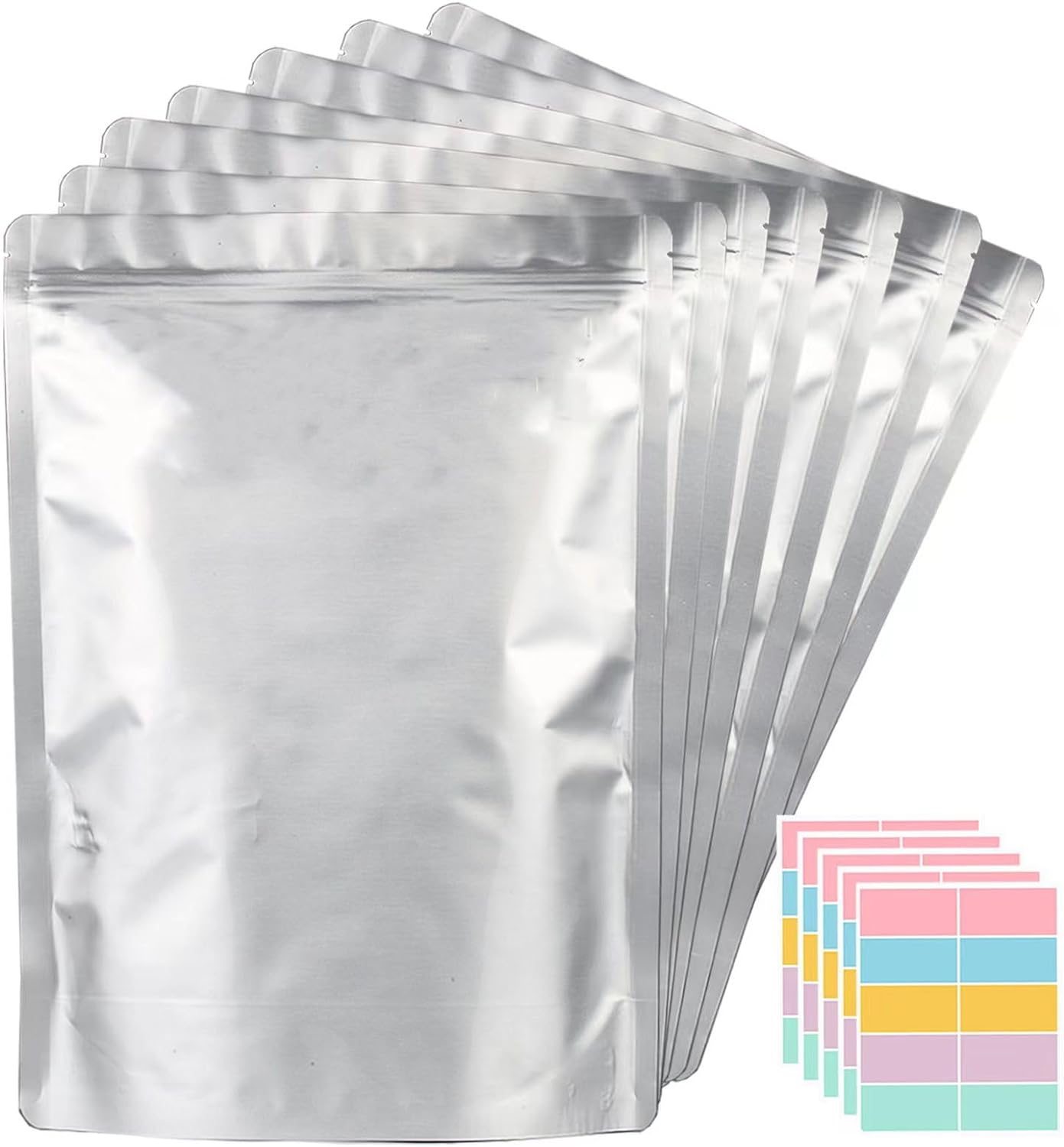 new SHXWELL 30PCS 2 Gallon Mylar Bags for Food Storage, 13"X17" 10 Mil Stand-Up SHXWELL - KOEEK