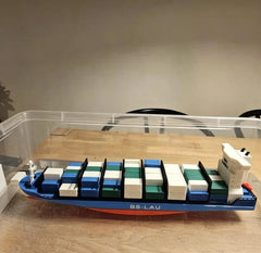 1/400 Container Ship 3D Printed 45cm Model, Static Display Collectible Gift 07FC0E-D4 - KOEEK