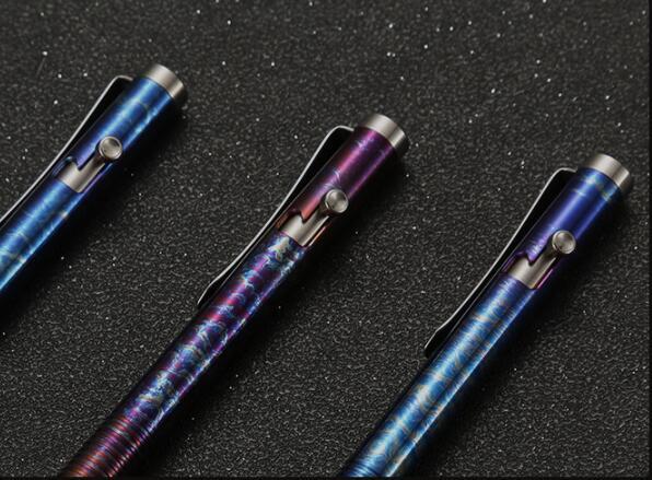 Titanium Mini Pen With Writing Multi-functional EDC Tools Office Students Pens 07FC0E-D4 - KOEEK