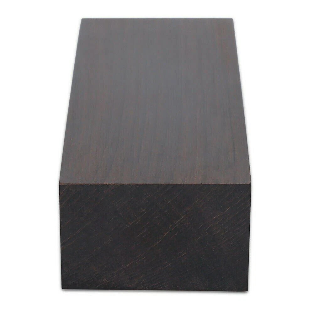 African Blackwood Ebony Wood Material Knife Handle Scales Blanks 120x40x25mm 1Pc 07FC0E-D4 - KOEEK