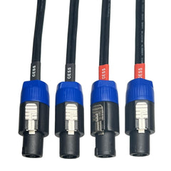 new CESS-114-3f Speaker Cable Speakon Plug Male to 12 Gauge Cable, 2 Pack... 07FC0E-D4 - KOEEK