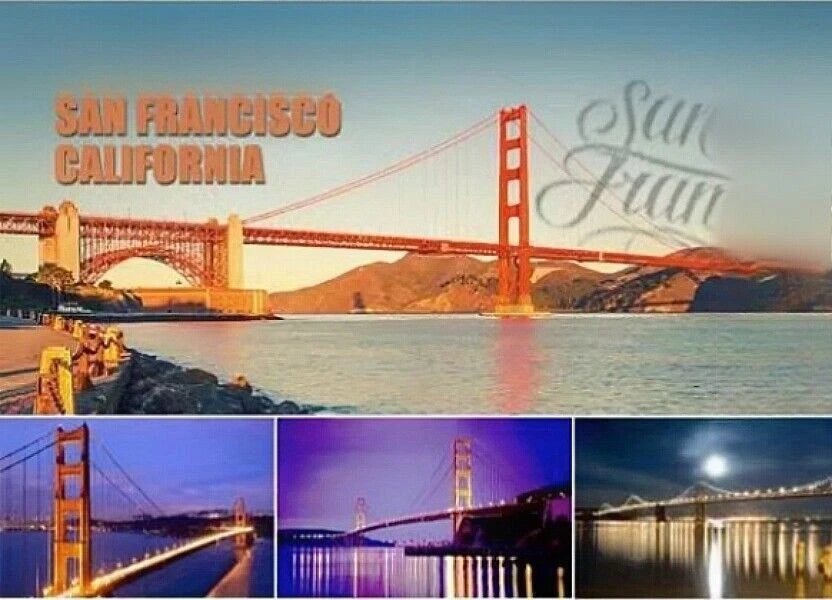 Ironwork San Francisco Golden Gate Bridge Model Handmade  Retro Ornaments Gift 07FC0E-D4 - KOEEK