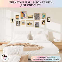 new 97 Decor Vintage Eclectic Wall Art Collage - Abstract UNFRAMED, 97 DECOR - KOEEK