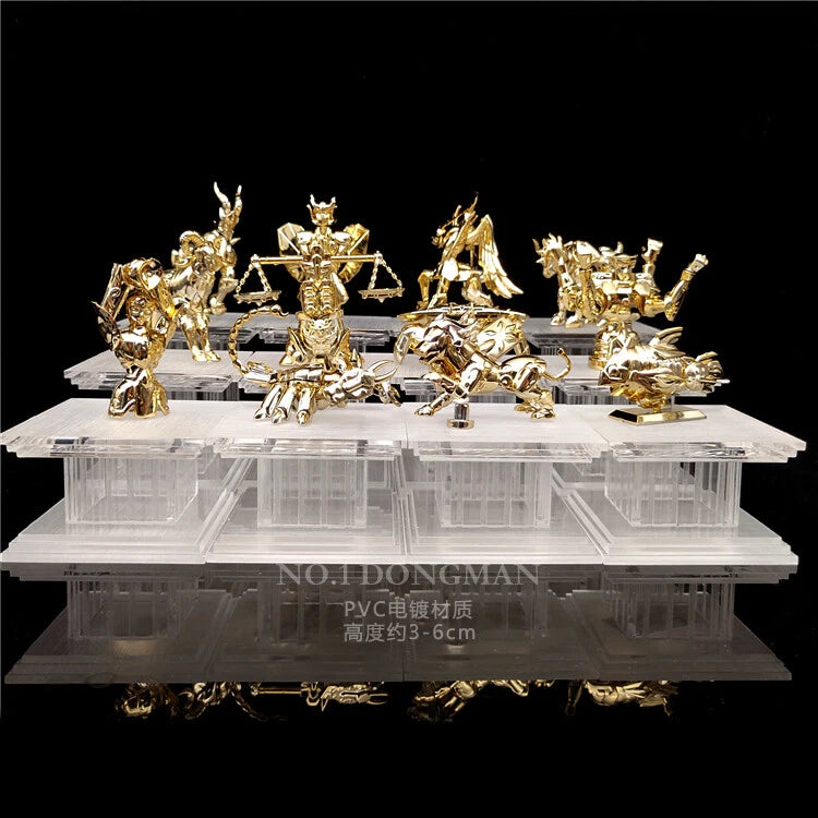 12PCS Gold Saint Seiya Myth Cloth Statue Figure Collectbles w/ Seprate Palace 07FC0E-D4 - KOEEK