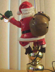 1994 Vintage Mr. Christmas Santa's Lighted Animated Tree Top in Box Tested/Works MR. CHRISTMAS - KOEEK