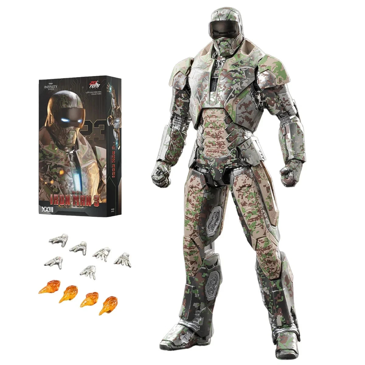 ZD Toys Marvel Iron Man Mark 23 MK23 1/10 Scale 7" Action Figure Model Collector MARVEL - KOEEK