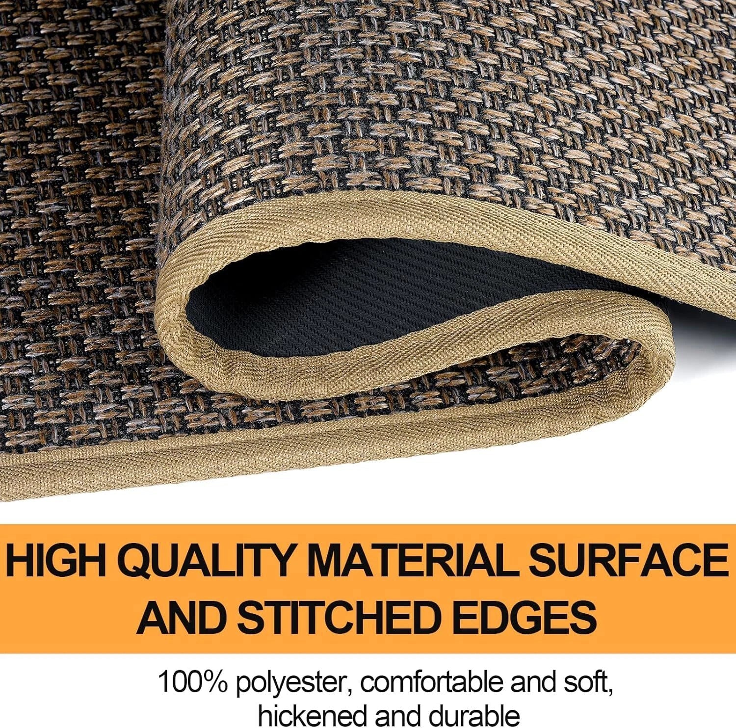 Kitchen Mat Set of 2 PCS, Cushioned Non Slip Rugs for Kitchen Floor, Absorbent 07FC0E-D4 - KOEEK