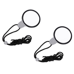 new 2Pcs Handheld 10x Magnifier Necklace Magnifiers Magnifying Monocle Necklace koeek - KOEEK