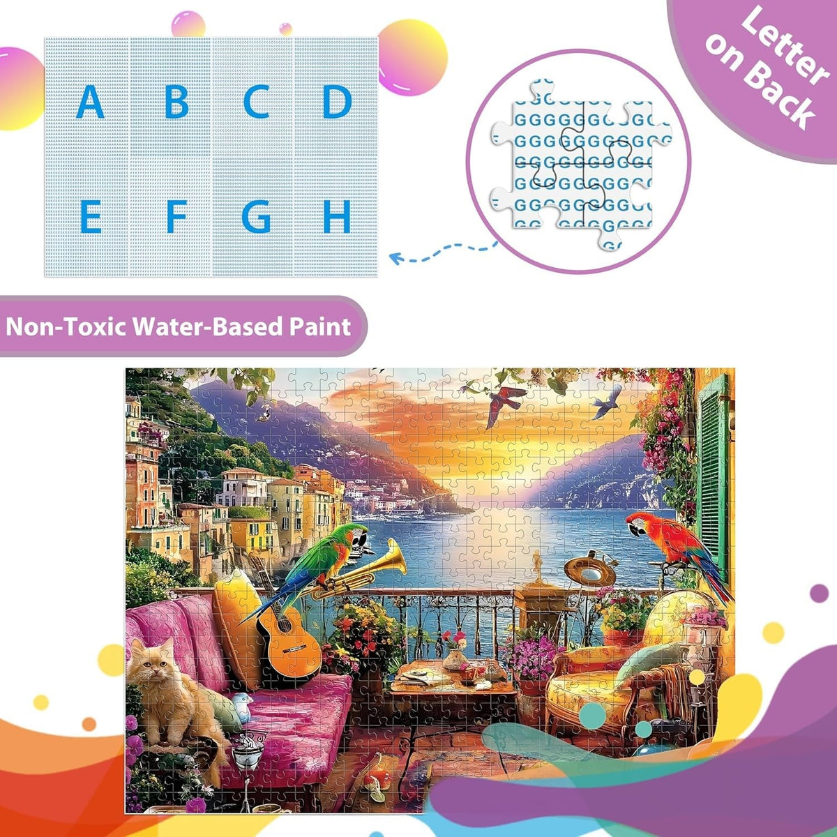 new 500 Piece Puzzles for Adults, Parrot Jigsaw Puzzle 500 Pieces Adults... 07FC0E-D4 - KOEEK