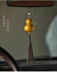 Natural Gourd Tassel Pendant Car Hanging Home Decor Ornament 07FC0E-D4 - KOEEK