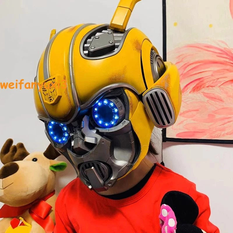US SHIP ！！！ Transforms Bumblebee Arm Cannon 1:1 Voicecontrolled Wearable Cosplay 07FC0E-D4 - KOEEK