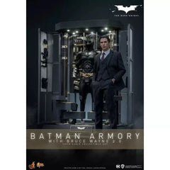 IN STOCK Hot Toys MMS750 The Dark Knight 1/6 Batman Armory with Bruce Wayne 2.0 HOT_TOYS - KOEEK