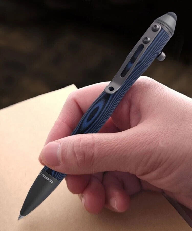 G10 Aluminum Alloy Ballpoint Pen Stylus Tip Touch Screen Pocket Writing EDC Pen 07FC0E-D4 - KOEEK