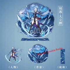 Anime Honkai: Star Rail Jingliu Acrylic Desktop Stand Figure Collection Decor 07FC0E-D4 - KOEEK