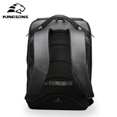 Men's Kingsons Beam Backpack Security Travel Bag Solar Panel Charging Efficiency 07FC0E-D4 - KOEEK
