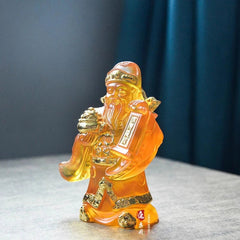 Exquisite Resin Gilded Buddha Statue Decoration Ornament God of Wealth 07FC0E-D4 - KOEEK