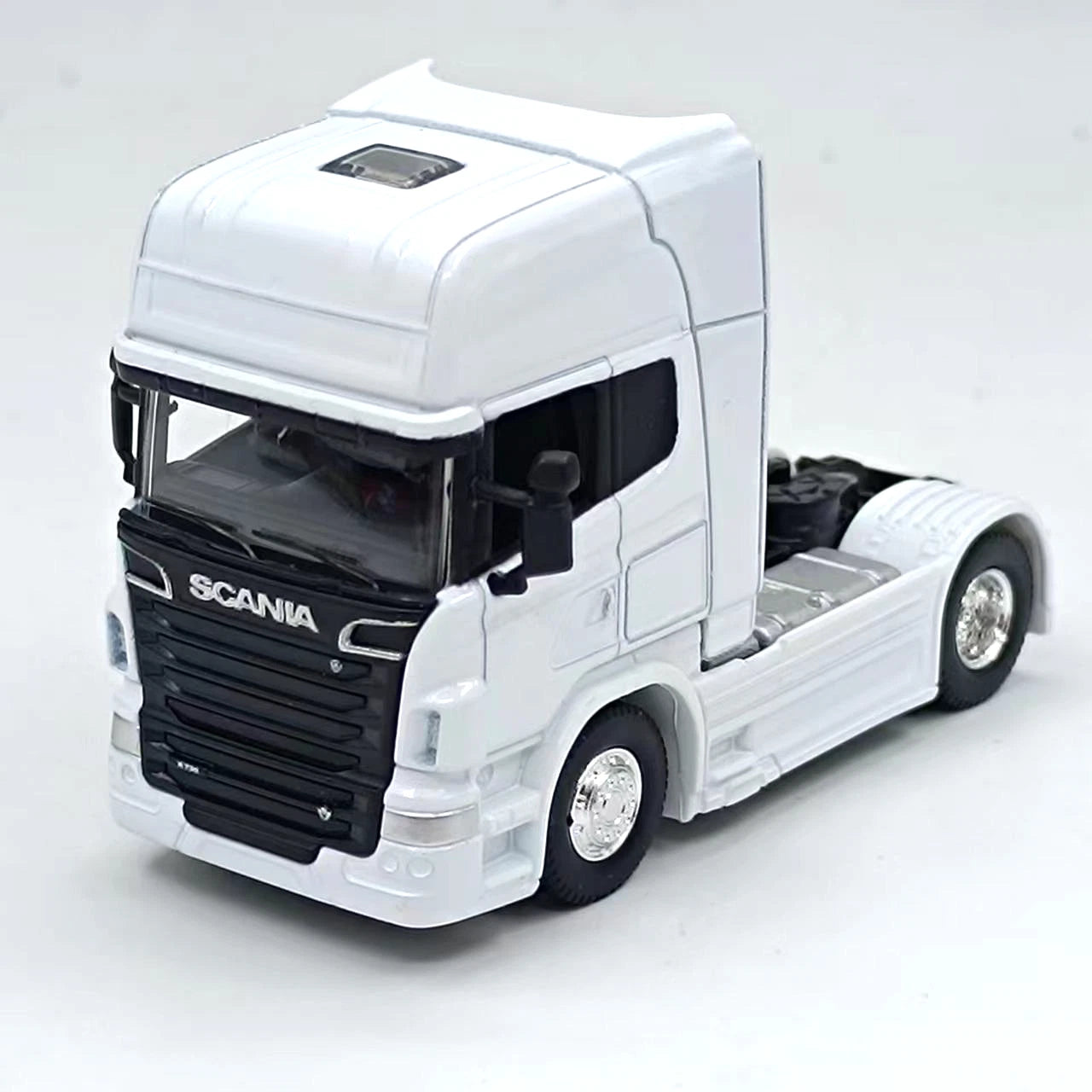 1/64 Scania V8 R730 white Semi Tractor OnlyTruck Diecast Metal Model Collectible 07FC0E-D4 - KOEEK