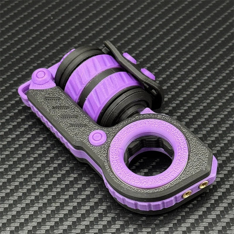 Novel and Cool EDC Fidget Toys Fashion Plastic Fidget Ring Stress Relief Hot 07FC0E-D4 - KOEEK
