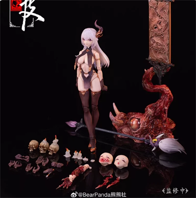 6'' BearPanda Eiifox 1/12 Scale Female Figure Model Action Figure Model In Box 07FC0E-D4 - KOEEK