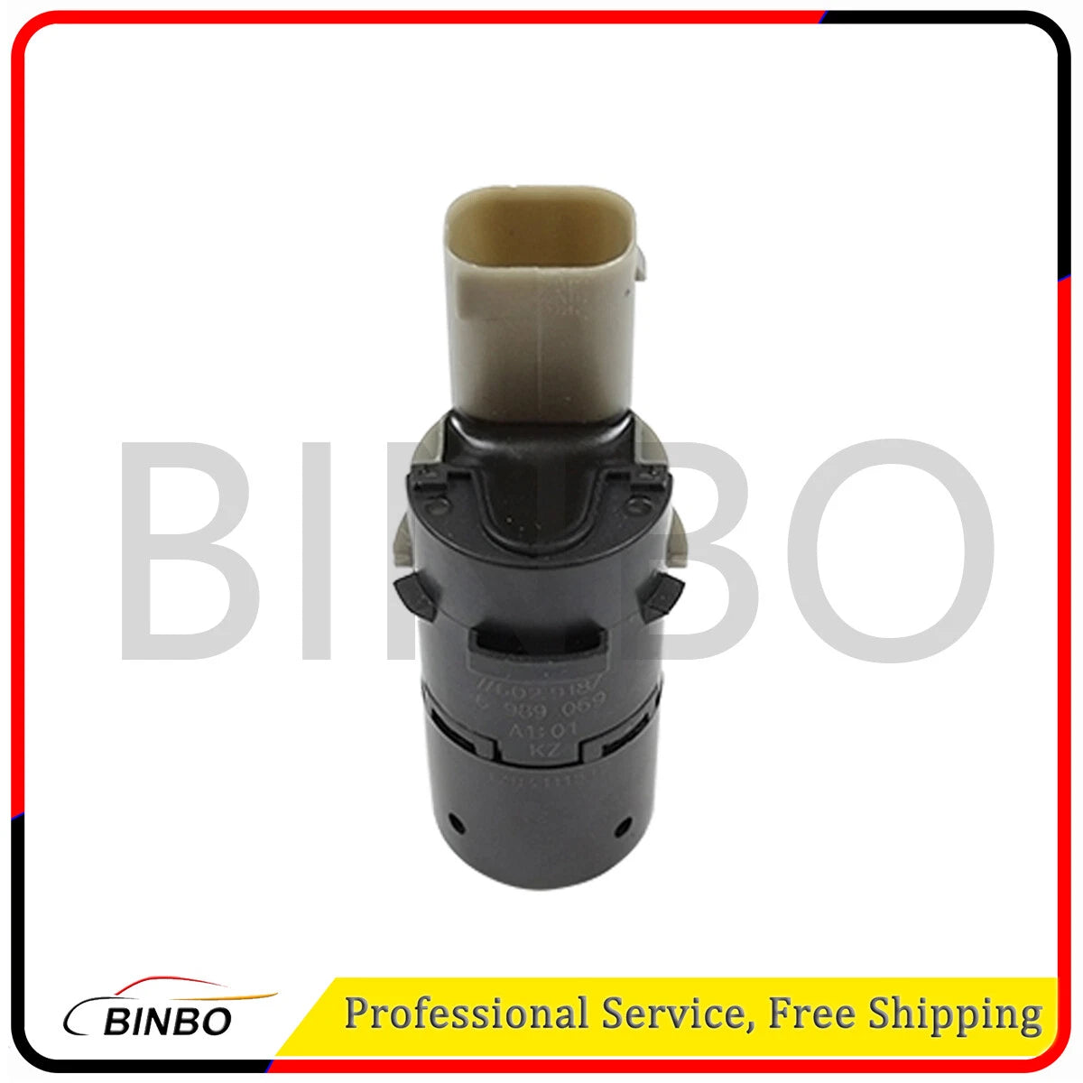 Set of 4PCS Parking Assist Sensor PDC 66206989069 For BMW E39 E60 E61 E63 X3 X5 07FC0E-D4 - KOEEK