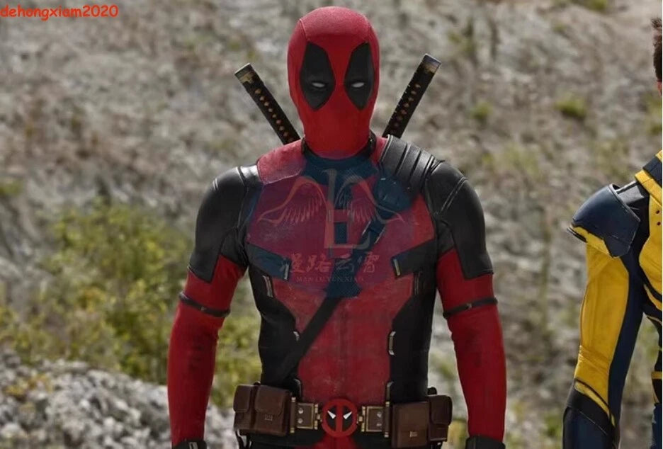 Deadpool 3 Jumpsuit Cosplay Costume Wade Wilson Halloween （size M ） 07FC0E-D4 - KOEEK