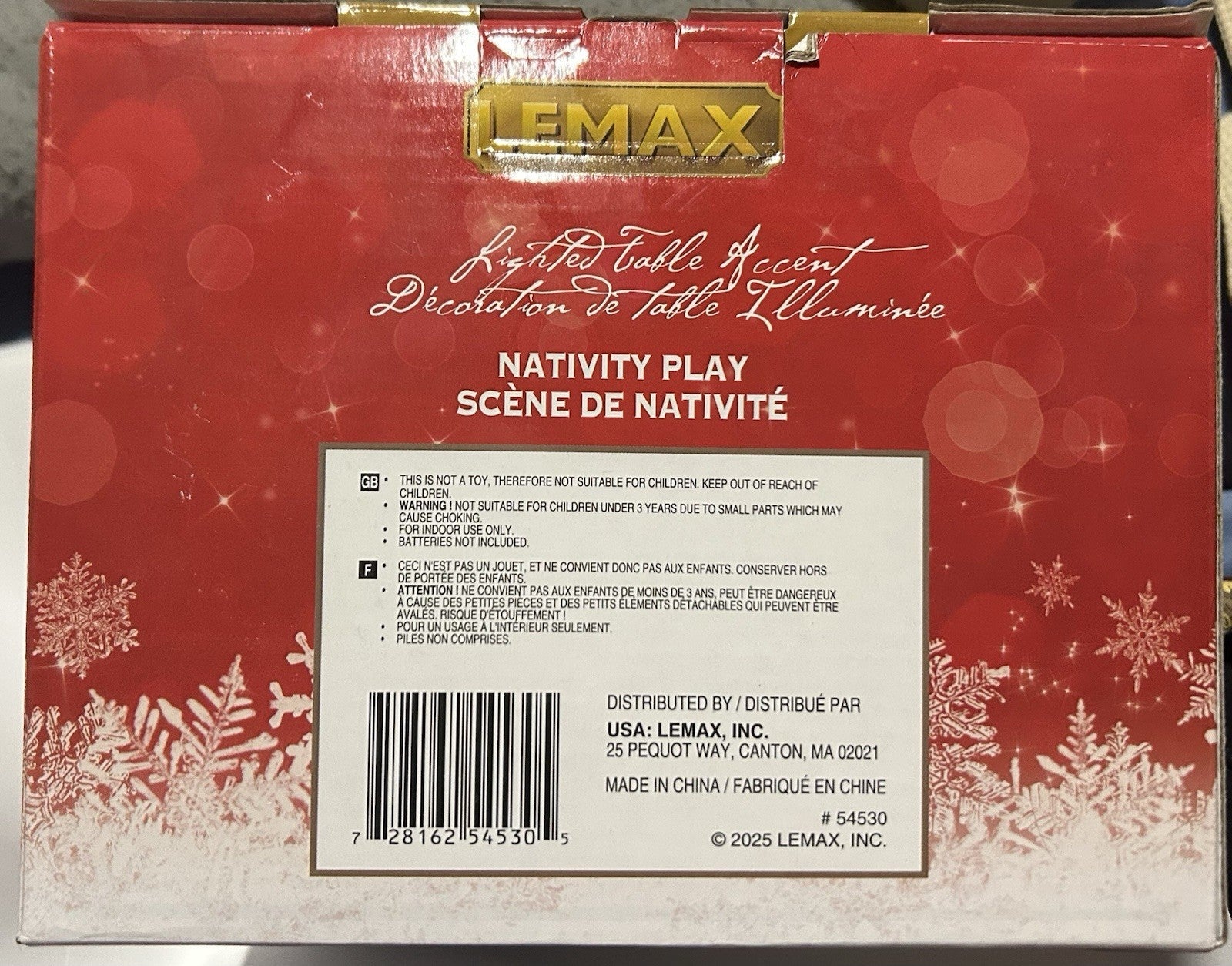 ! LEMAX Christmas 2025 Nativity Play Lighted Table Accent Decor 54530 LEMAX - KOEEK