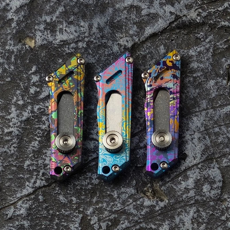 Titanium alloy EDC push up Tool Simple and practical 07FC0E-D4 - KOEEK