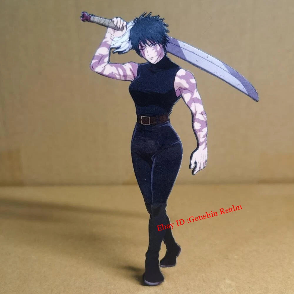 Anime Jujutsu Kaisen Zenin Maki Desktop Stand Collection Decor Gift 07FC0E-D4 - KOEEK