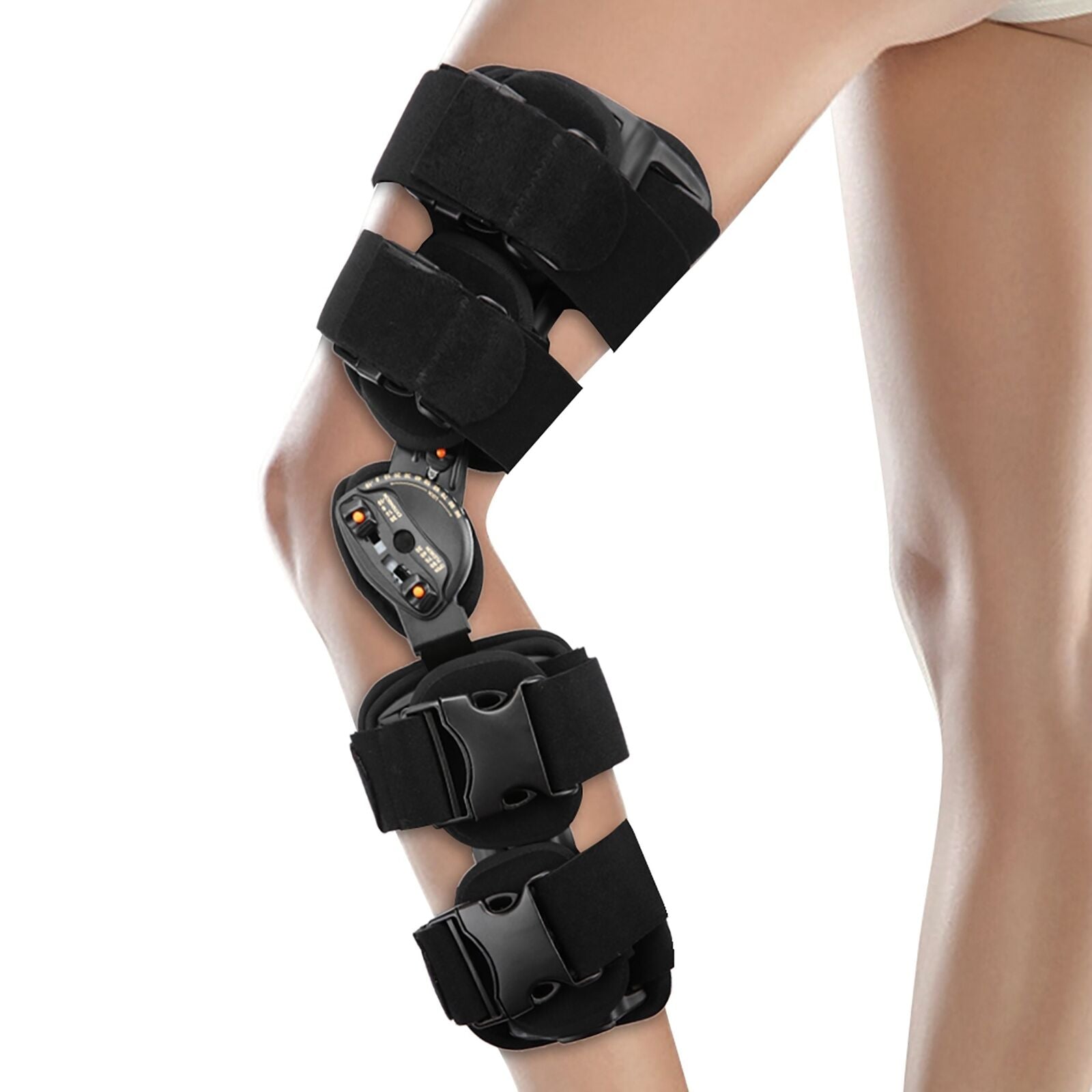 new Adjustable Hinged Leg Knee Splint Support Brace Joint Pain Stabilizer Wrap HGF koeek - KOEEK