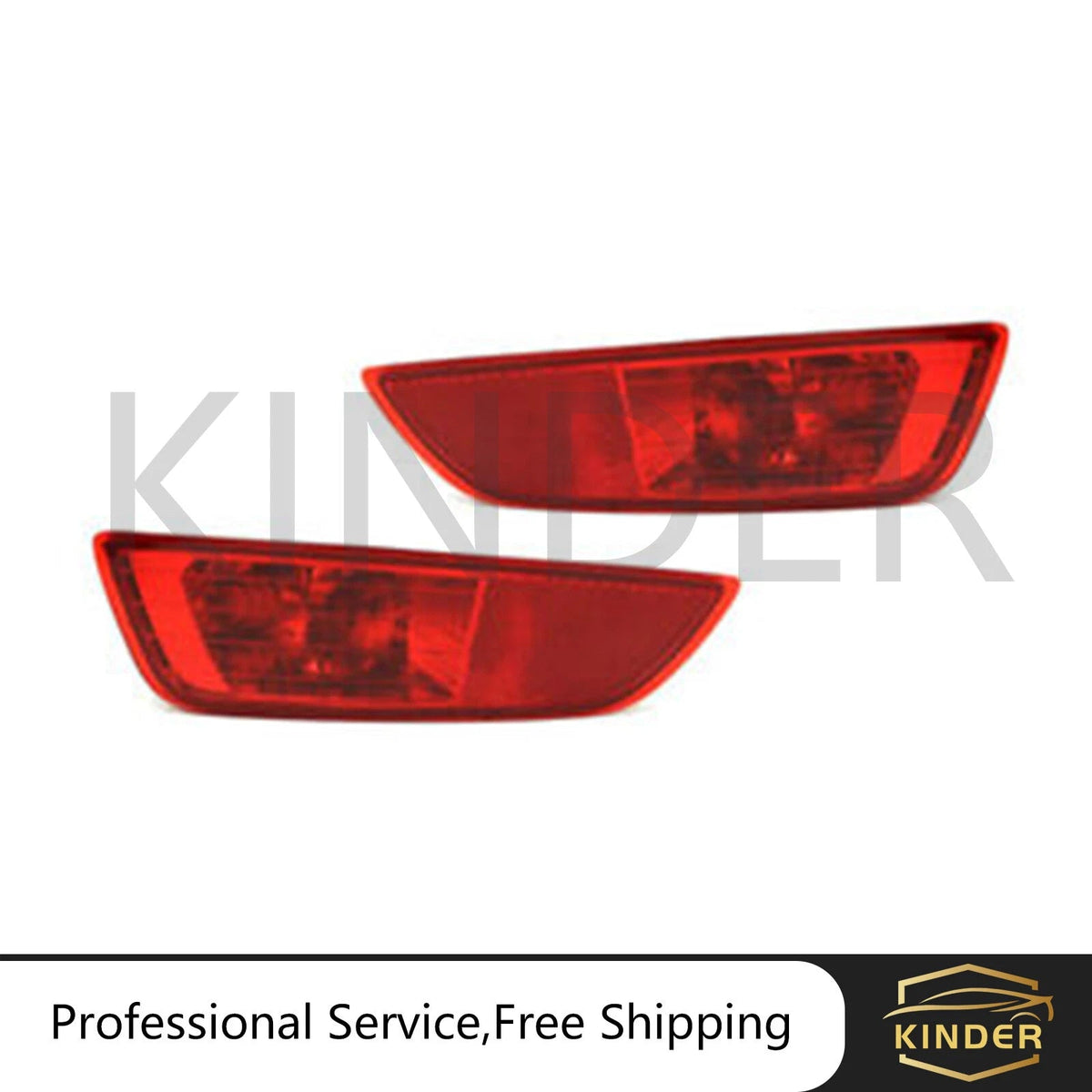 Rear Left&Right Bumper Tail Light Lamp Cover Reflector For Volvo XC60 2008-2013 07FC0E-D4 - KOEEK