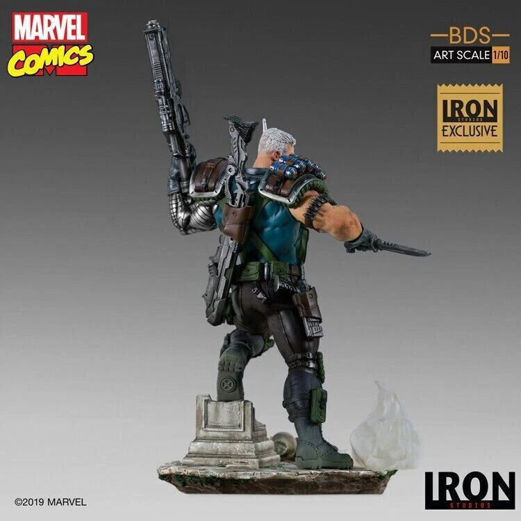 Iron Studios MARCAS17919-10 1/10th CABLE Display Statue Action Figure Doll Model 07FC0E-D4 - KOEEK