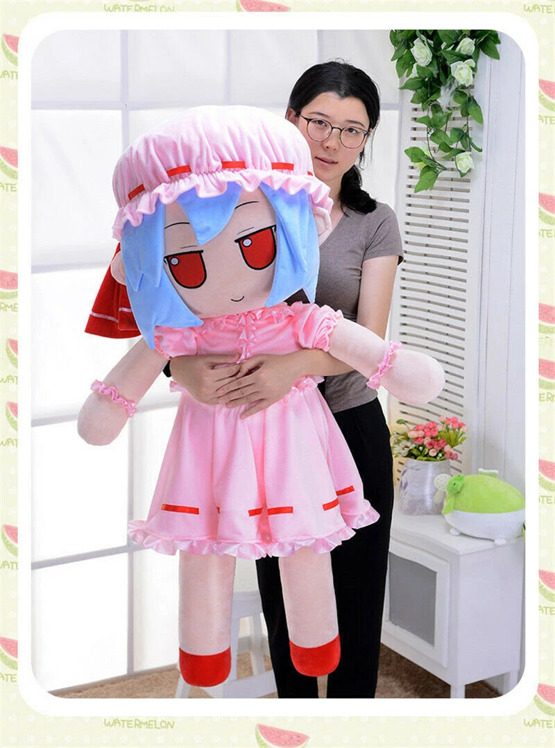 Anime Touhou Project Remilia Scarlet Stuffed Doll Pillow Plush Toy Gift 47" 07FC0E-D4 - KOEEK