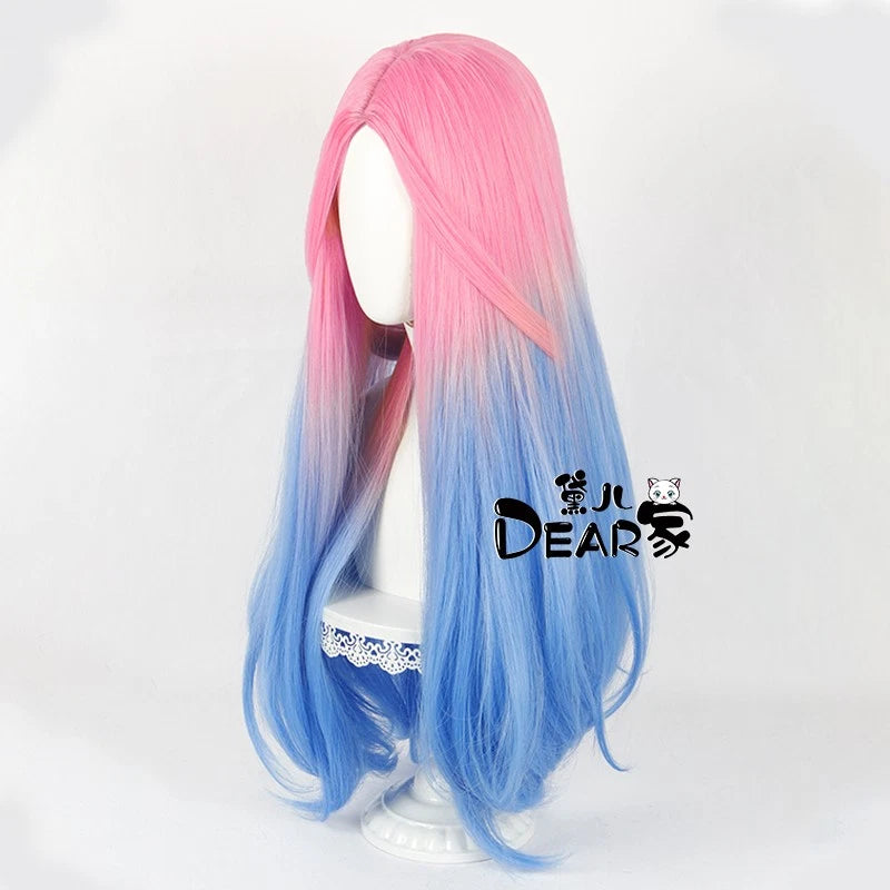 Cosplay Wig Alien Stage Mizi Hairpiece Game Heat Resistant Synthesis Hair Gift 07FC0E-D4 - KOEEK