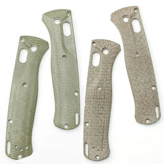 1 Pair Custom Scales Micarta Handle Patch For Benchmade Bugout 535 Folding Knife 07FC0E-D4 - KOEEK