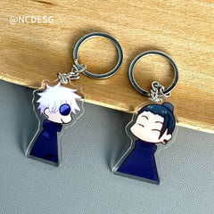 Jujutsu Kaisen Satoru Gojo Geto Suguru Keychain Key Anime Pendant Keyring Gift 07FC0E-D4 - KOEEK
