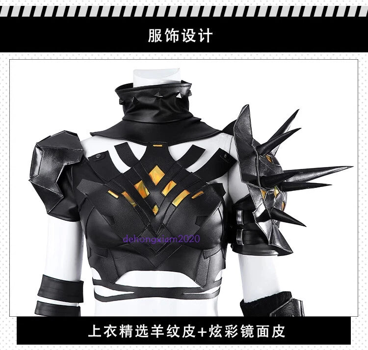 Marvel Rivals Magik‌ Cosplay Costume Outfit Halloween Women's Dress Full Set 07FC0E-D4 - KOEEK