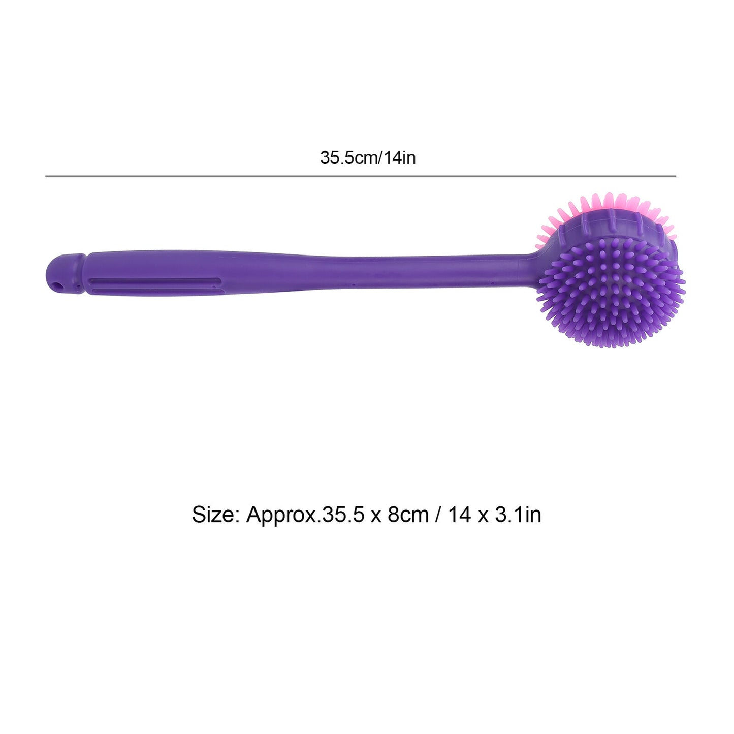 new Massage Hammer Long Hammer Back Massager For Back Relief(Purple )(Purple ) HGF koeek - KOEEK