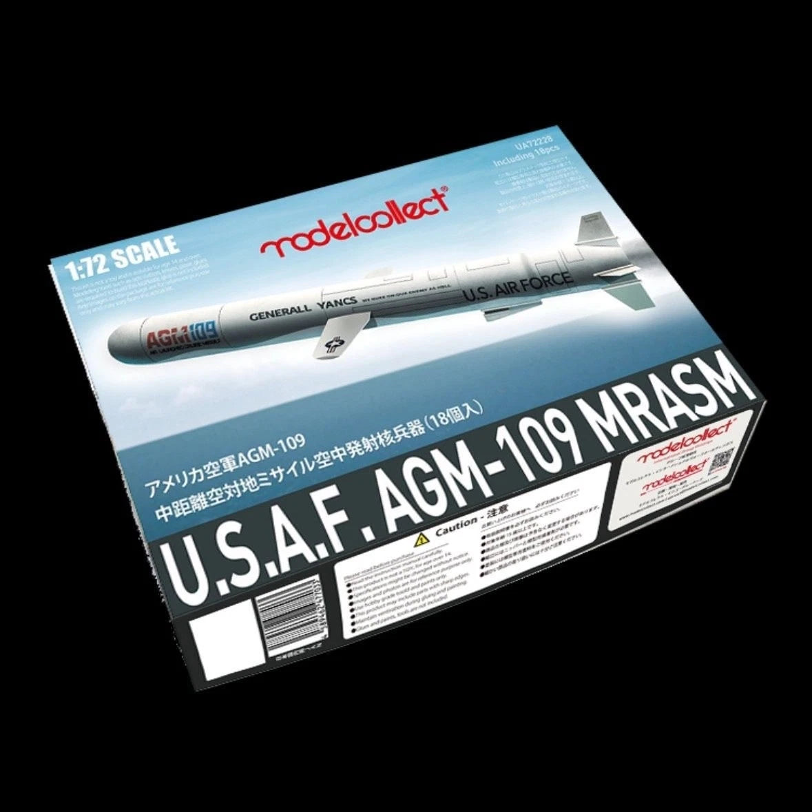 1/72 AGM-109 Tomahawk Air-Launched Cruise Missile SetPlastic Assembly Model18pcs 07FC0E-D4 - KOEEK